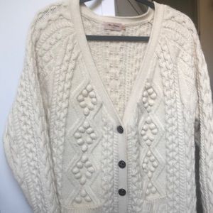 Miss Patina white cardigan